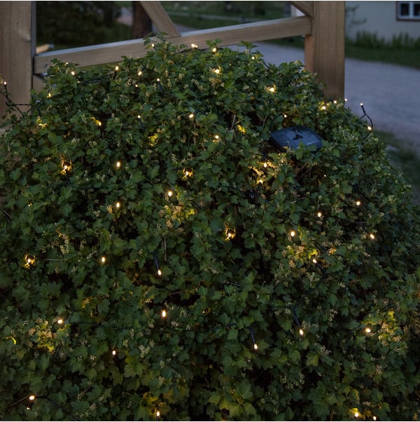 Led solcelle lyskæde - Ekstra kraftig - VIAMAJA.DK