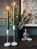 LED kubbelys 2 stk - Olivengrønn 24 cm