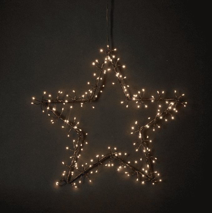 LED Stjerne til ophæng - D40cm - VIAMAJA.DK