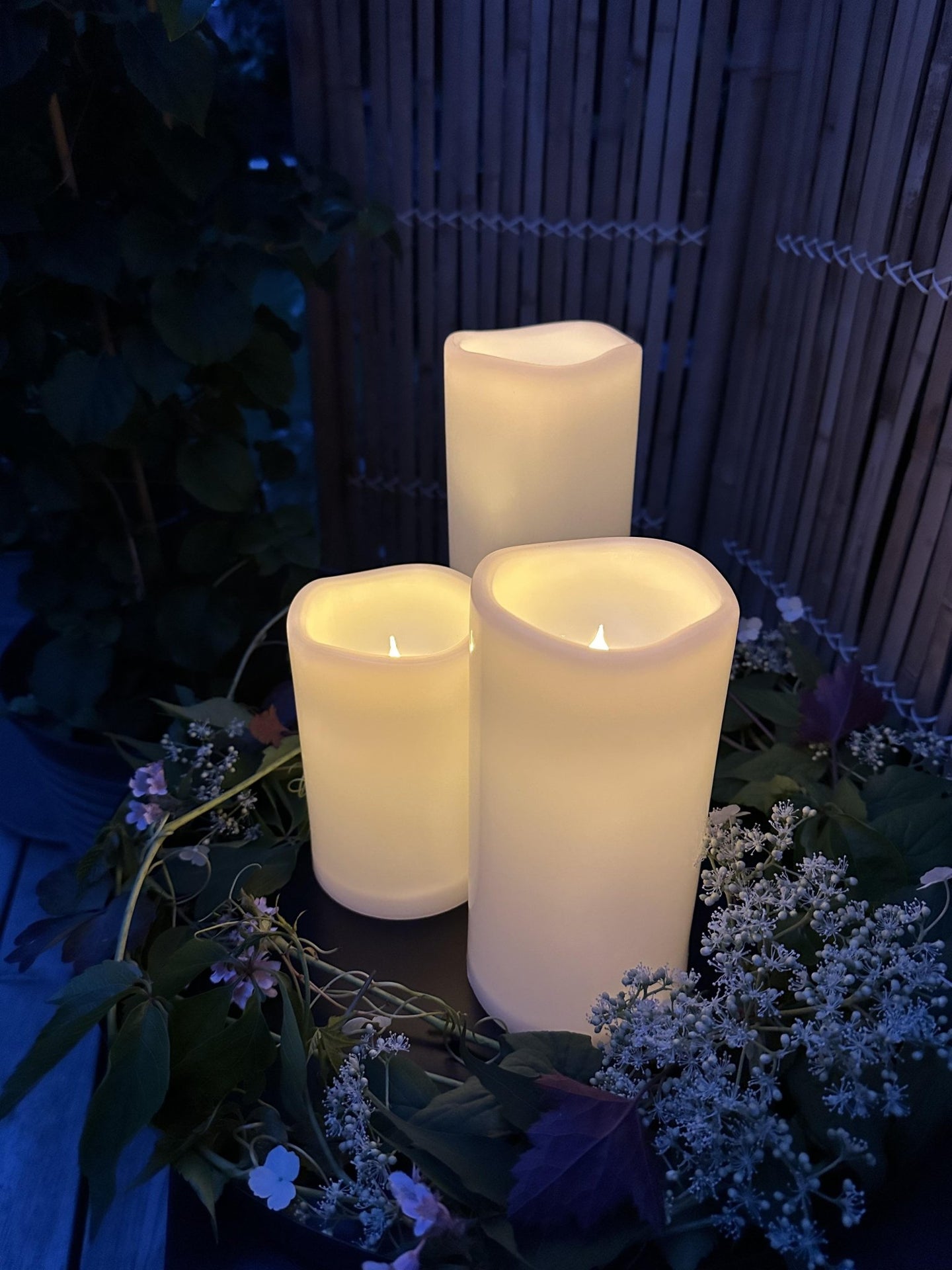 LED Udendørs Bloklys - 3 stk Big size - VIAMAJA.DK