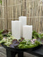 LED Udendørs Bloklys - 3 stk Big size - VIAMAJA.DK