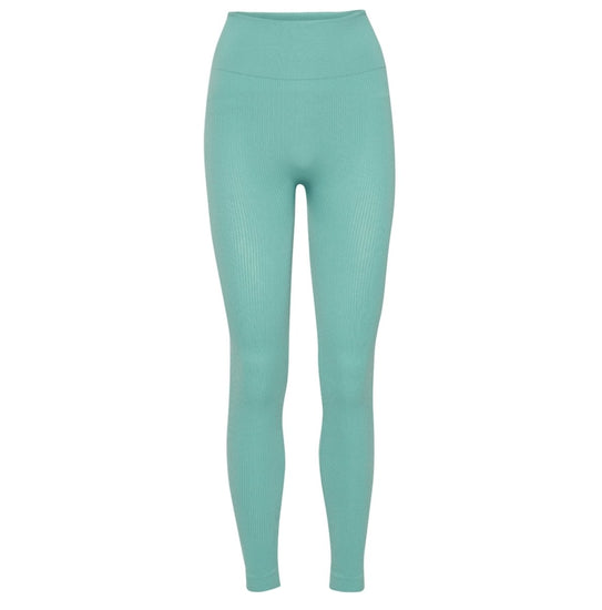 Leggings mikrofiber Økotex – Petrol - VIAMAJA.DK
