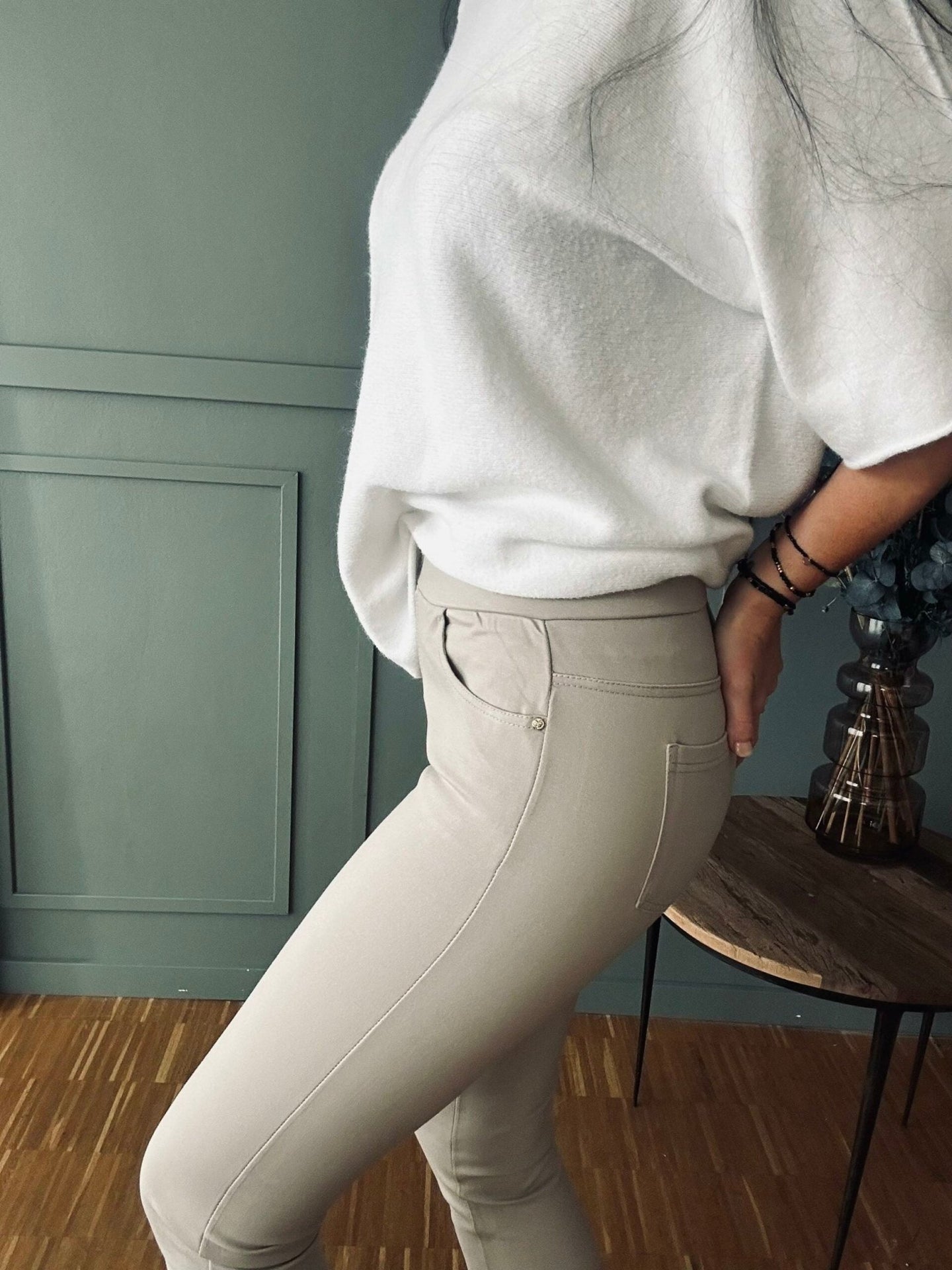 Leggings Plus size 38 - 50 Beige - VIAMAJA.DK