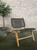 Loungestol i teak - HENTES TILBUD