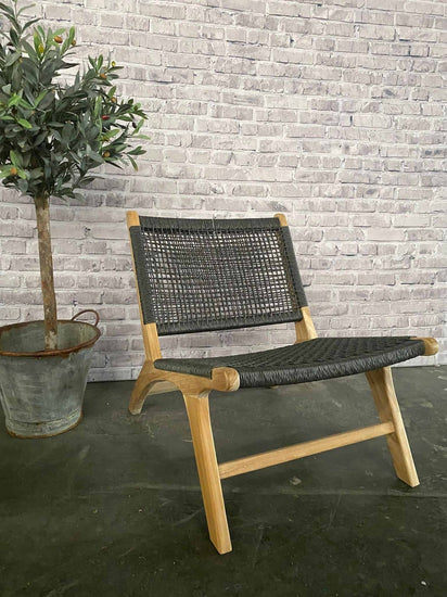 Loungestol i teak - AFHENTER TILBUD - VIAMAJA.DK
