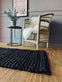 Luksus måtte i black jute – 60x120cm - VIAMAJA.DK