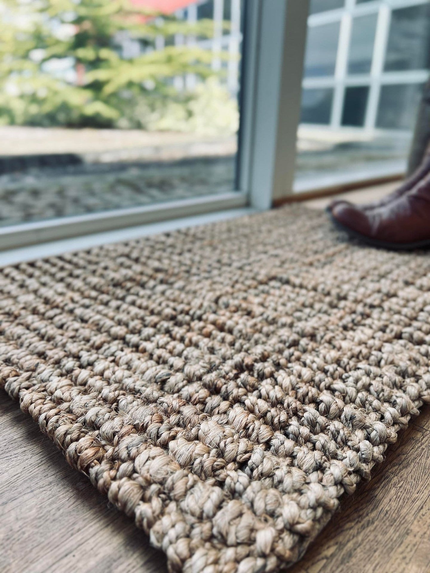 Luksus måtte i jute – 50x80cm - VIAMAJA.DK