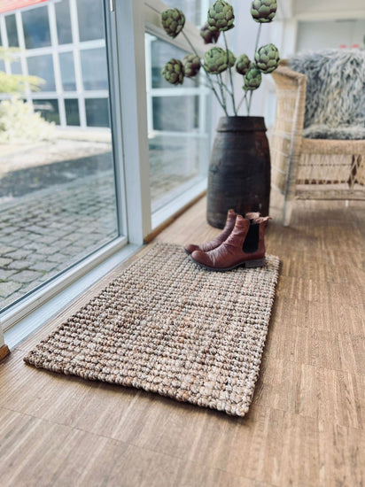 Luksus måtte i jute – 50x80cm - VIAMAJA.DK