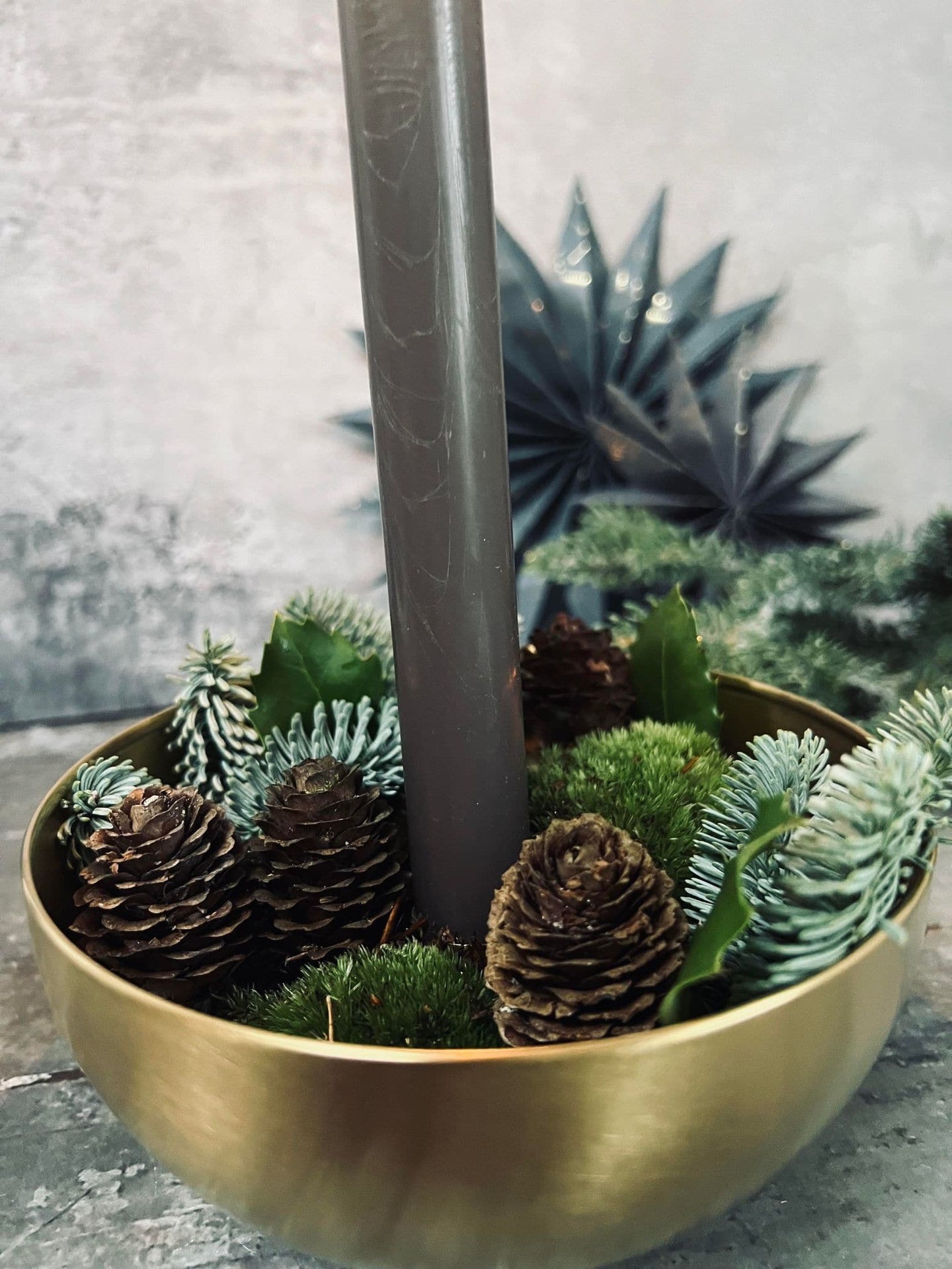 Lysestage - Gold Bowl - VIAMAJA.DK