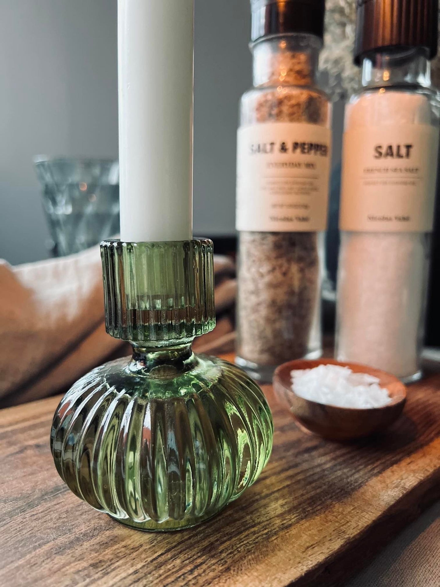 Lysestage GREEN - Vendbar glas - VIAMAJA.DK