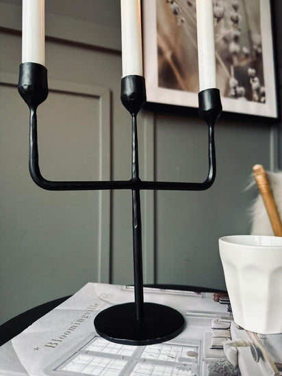 Lysestage til 3 stagelys - VIAMAJA.DK