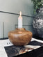 Lysestage / vase wood - VIAMAJA.DK
