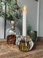 Lysestage - Vendbar amber glas - VIAMAJA.DK