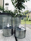 Lysestager med solar – Sæt med 2 stk - VIAMAJA.DK