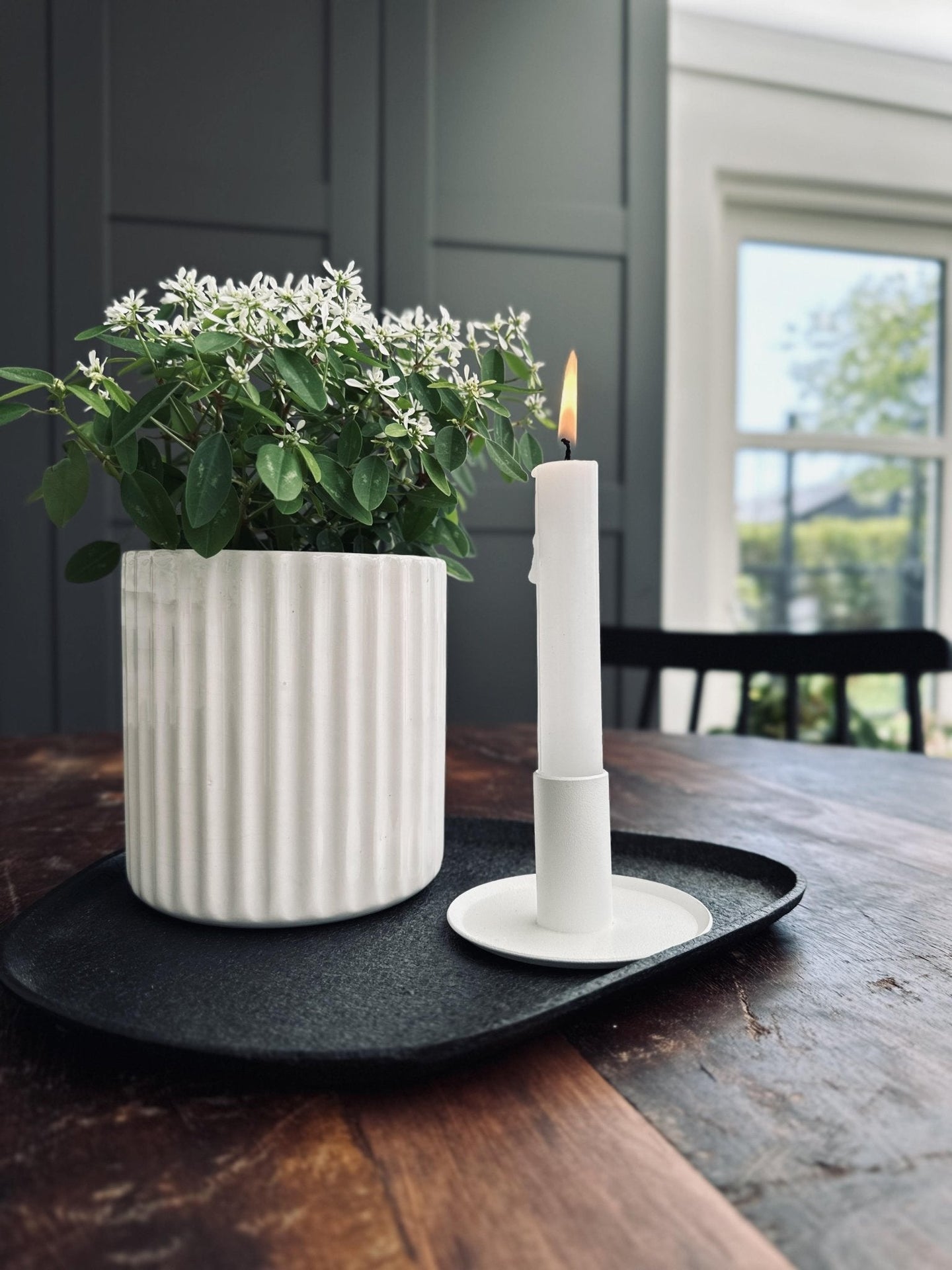 Lysfad / bakke Sort Organisk – Lille - VIAMAJA.DK