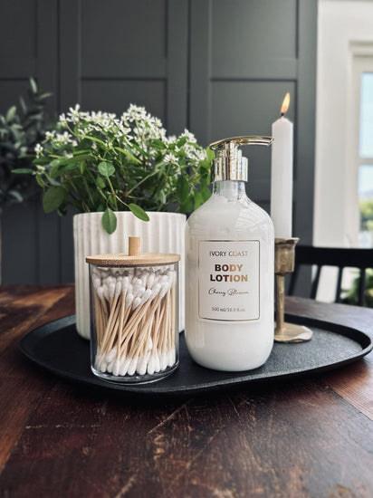 Lysfad / bakke Sort Organisk - Stor - VIAMAJA.DK