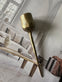 Lysholder med spyd – 13 cm – Antik guld - VIAMAJA.DK