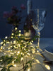 Lyskjede silver wire med 80 LED-lys