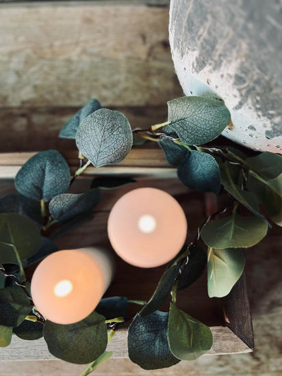 Lyskæde med eucalyptus - VIAMAJA.DK