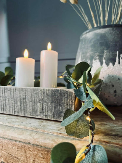 Lyskæde med eucalyptus - VIAMAJA.DK