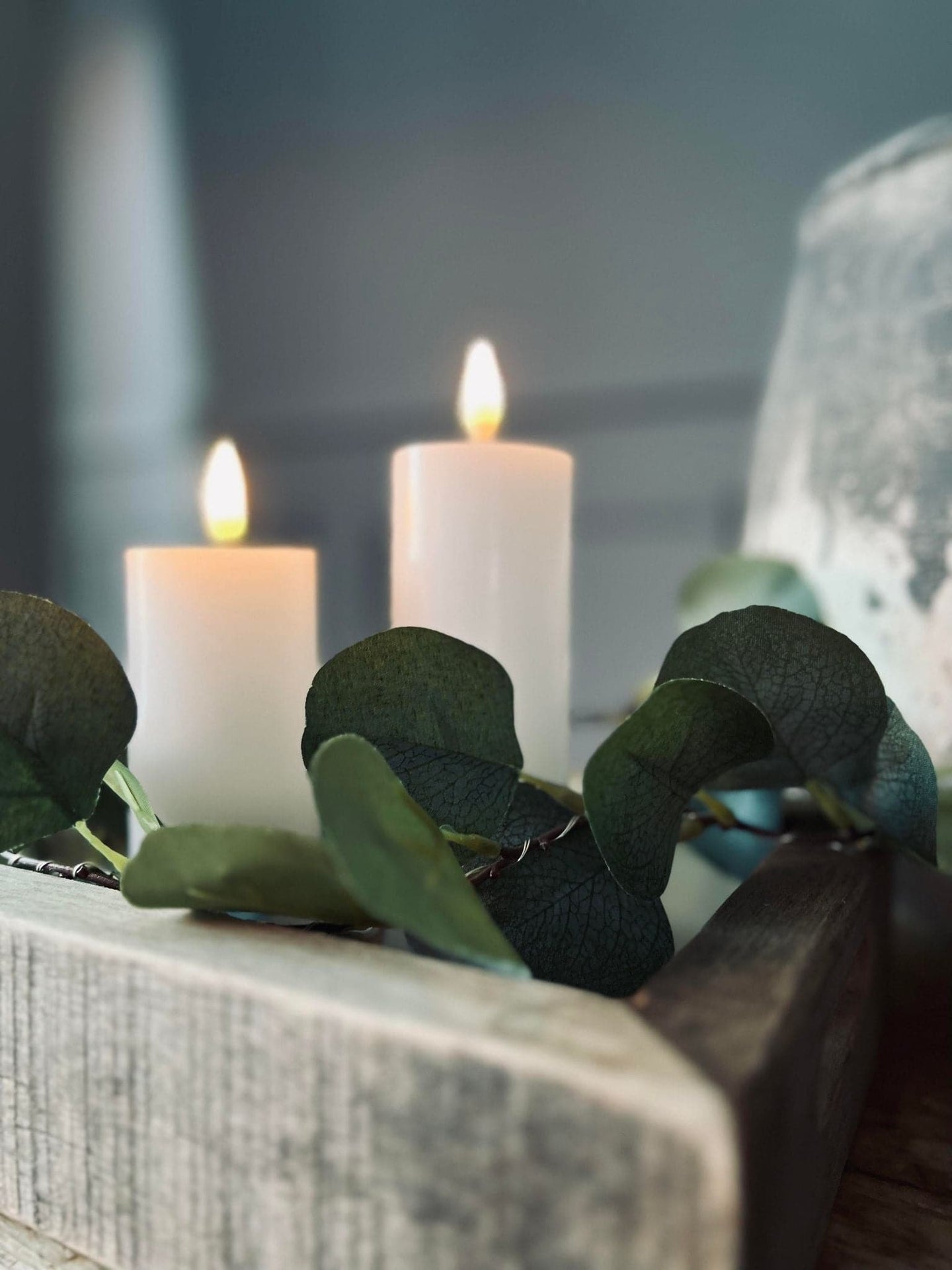 Lyskæde med eucalyptus - VIAMAJA.DK