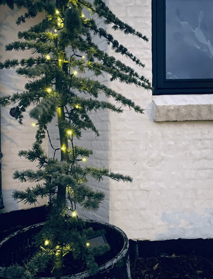 Lyskæde med solceller - Ekstra kraftig med 100 led lys - VIAMAJA.DK