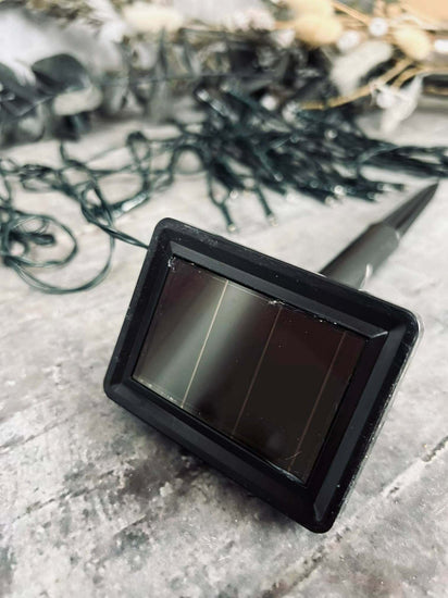 Lyskæde med solceller - Ekstra kraftig med 400 led lys - VIAMAJA.DK