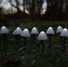 Lyskjede MUSHROOM med solceller