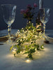 Lyskjede silver wire med 100 LED-lys