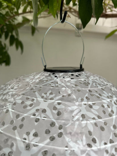 Lyskugle med solceller - SUMMER WHITE - VIAMAJA.DK