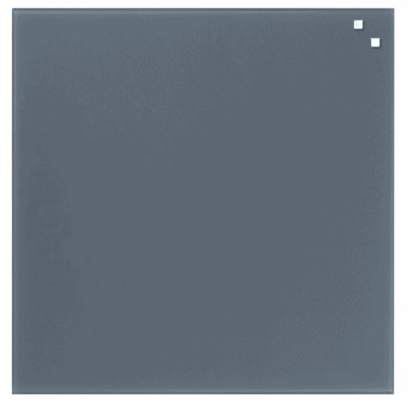 Magnetisk Glastavle – Grå 45×45 - VIAMAJA.DK