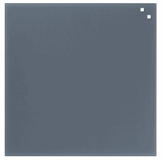 Magnetisk Glastavle – Grå 45×45 - VIAMAJA.DK