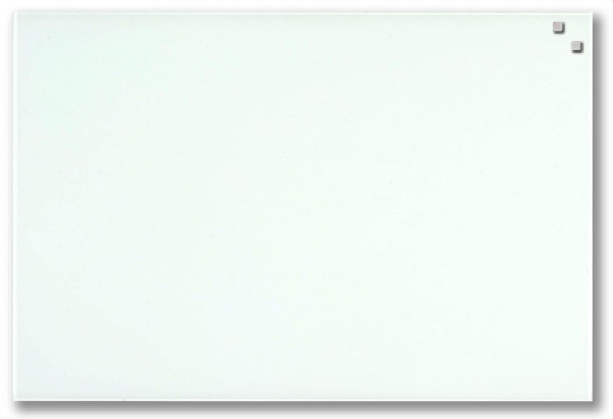 Magnetisk Glastavle – Hvid 40×60 - VIAMAJA.DK