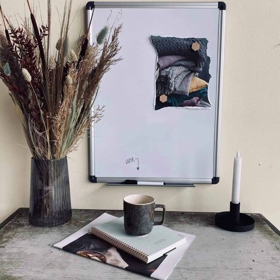 Magnetisk whiteboard tavle 45×60 cm - VIAMAJA.DK