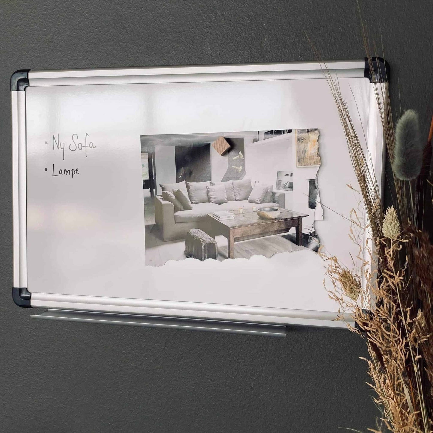 Magnetisk whiteboard tavle 45x30 cm - VIAMAJA.DK