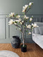 Magnoliatræ i potte - 120 cm Hvid / Lime - VIAMAJA.DK
