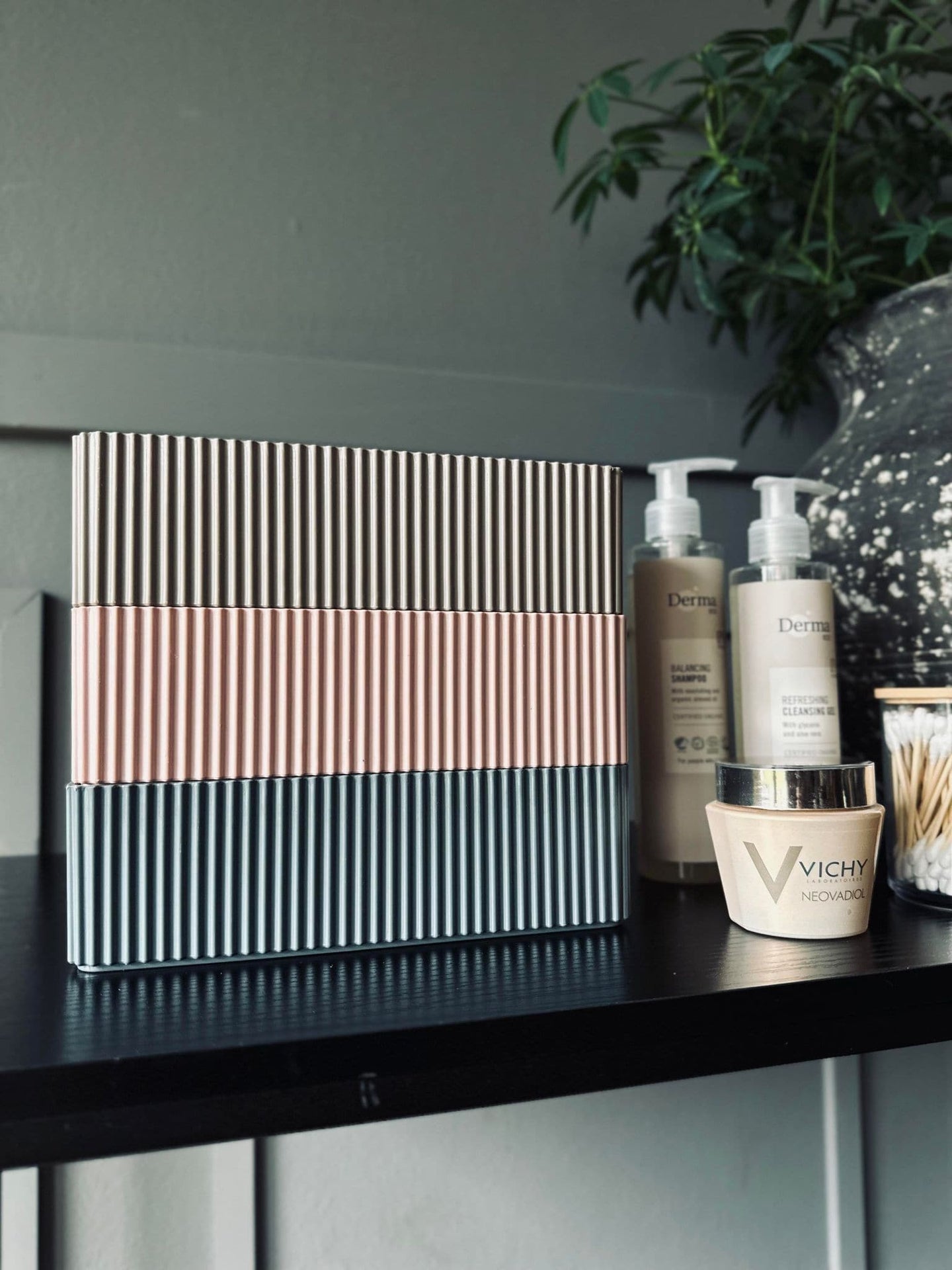 Makeup organiser - Grå - VIAMAJA.DK