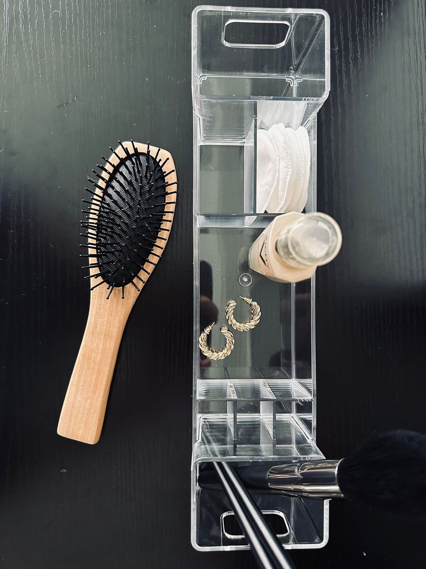 Makeup organiser med 8 rum - Akryl - VIAMAJA.DK