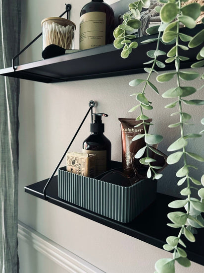 Makeup organiser med opdeling – Grå - VIAMAJA.DK