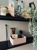 Sminkeorganiser med inndeling – Rosa
