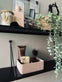 Makeup organiser med opdeling – Rosa - VIAMAJA.DK