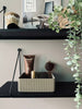 Makeup-organizer med inndeling – Taupe
