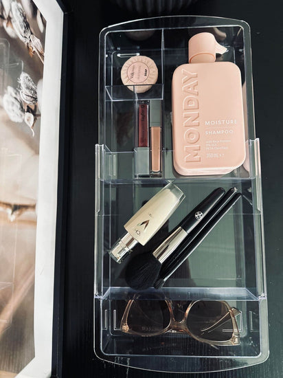 Makeup organizer i Akryl - Justerbar - VIAMAJA.DK