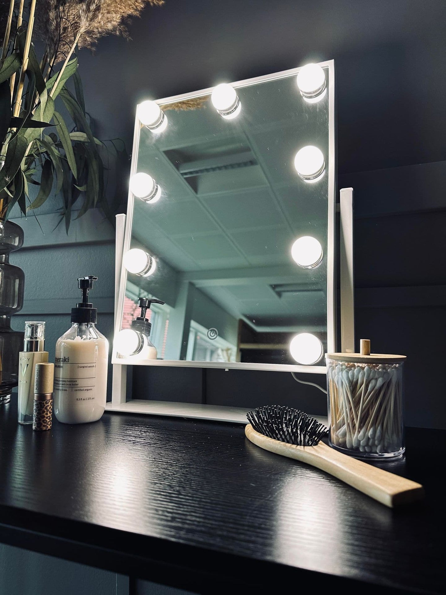 Makeup spejl med lys - VIAMAJA.DK