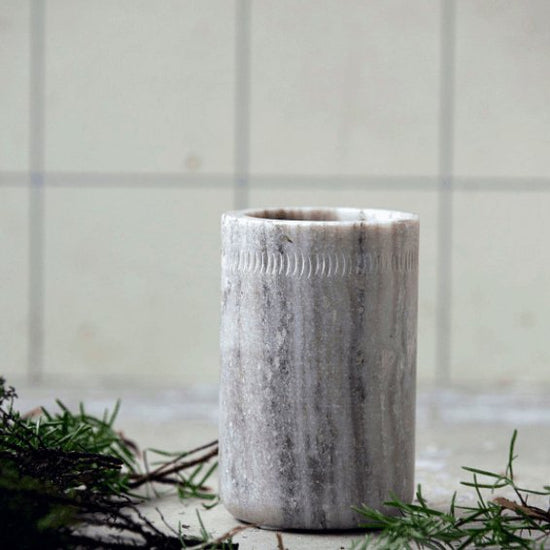 Marmor krukke - Stor Marble - VIAMAJA.DK