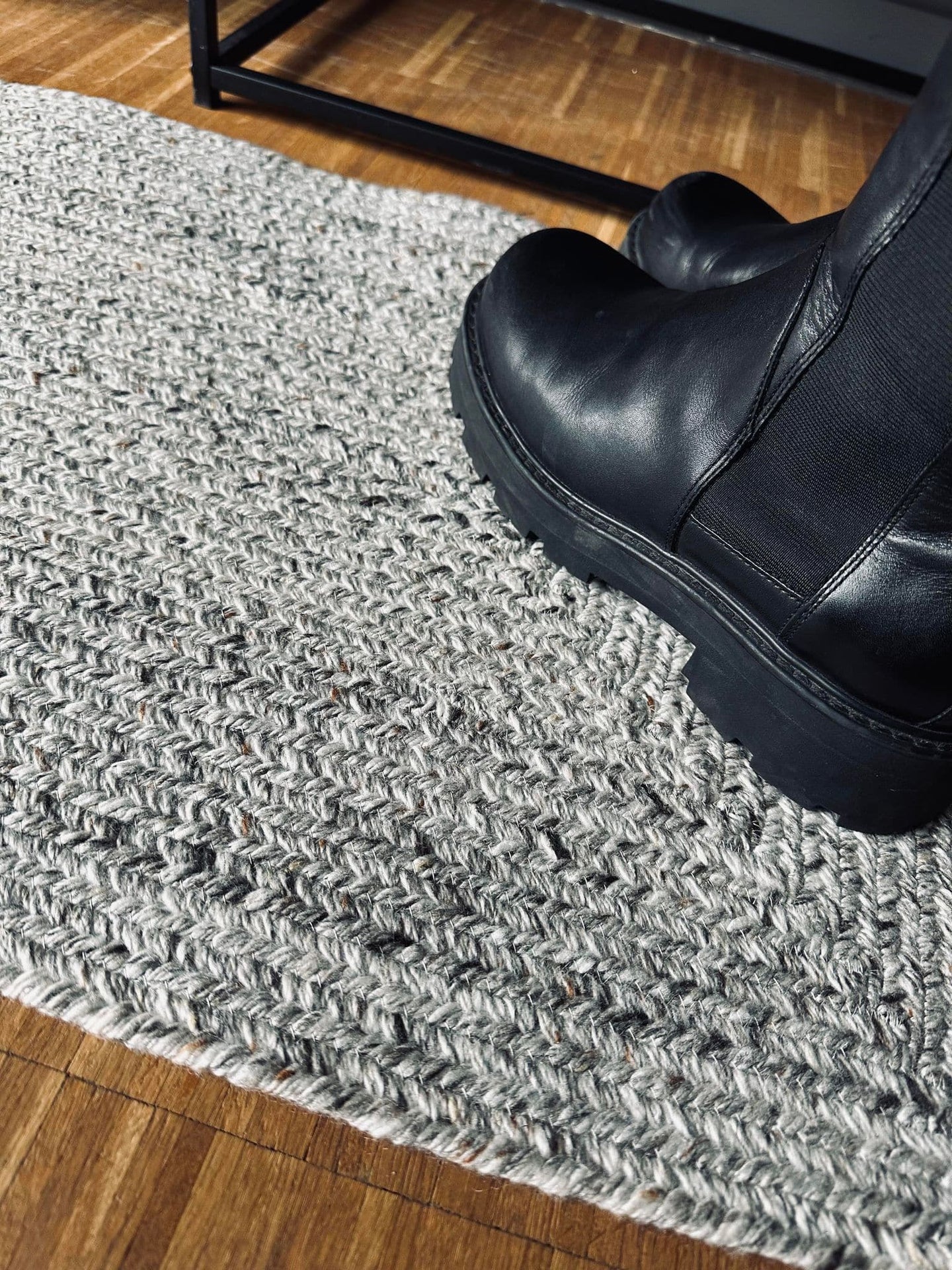 Måtte 60x90cm Lys grå - Kan bruges inde og ude - VIAMAJA.DK