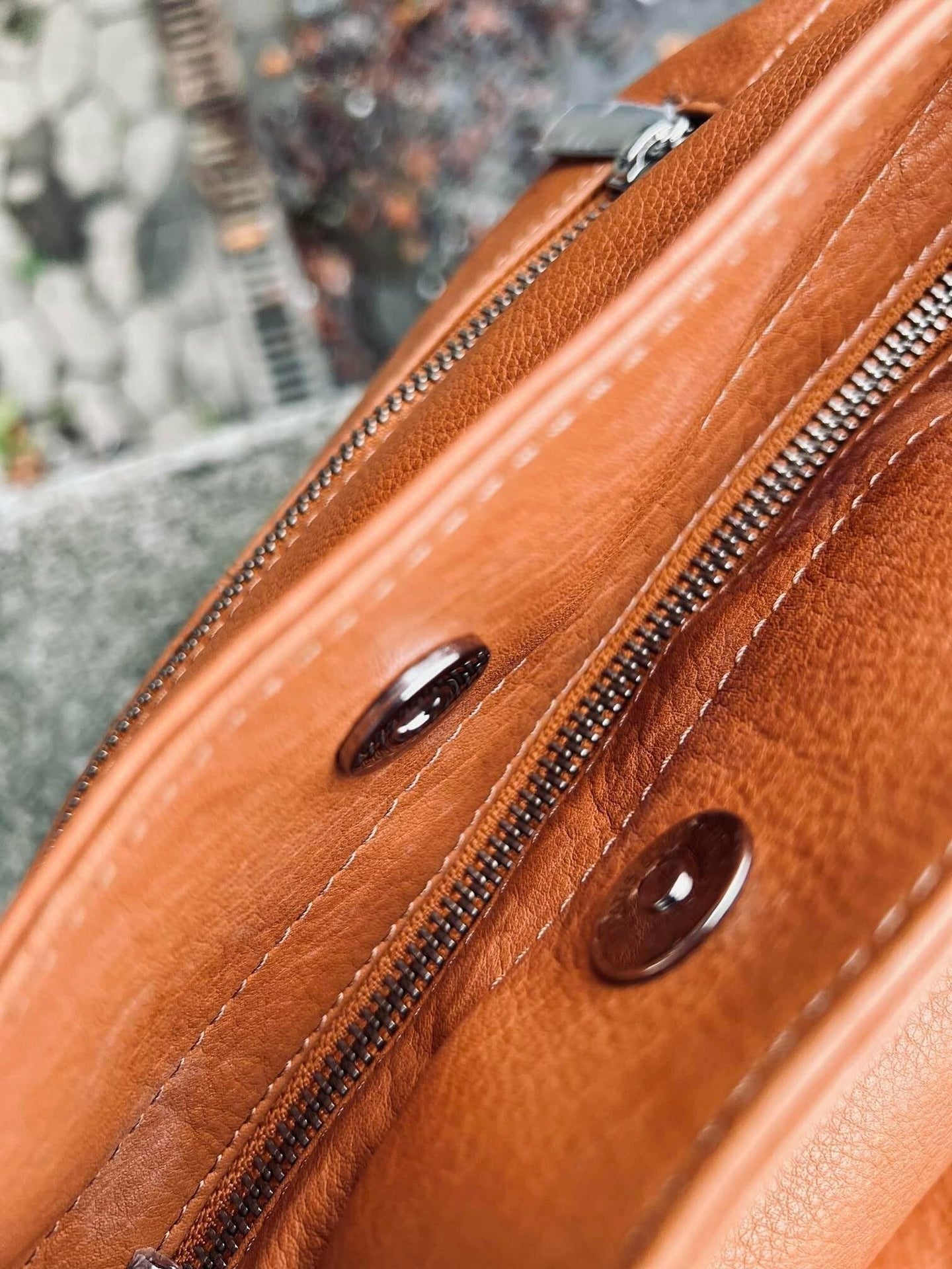 Medium taske - BICA Cognac - VIAMAJA.DK