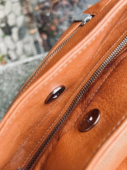 Medium taske - BICA Cognac - VIAMAJA.DK