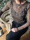 Mesh bluse Leopard - VIAMAJA.DK