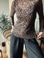 Mesh bluse Leopard - VIAMAJA.DK
